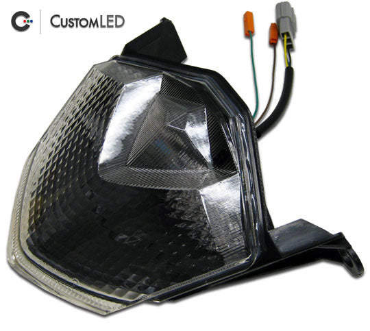 Custom LED 2009 2010 Kawasaki ZX-6R Blaster-X Integrated LED Tail Light